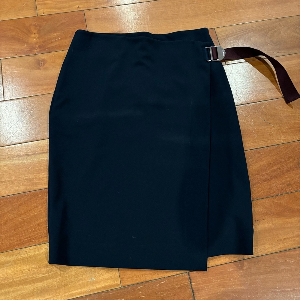 Navy Pencil Skirt